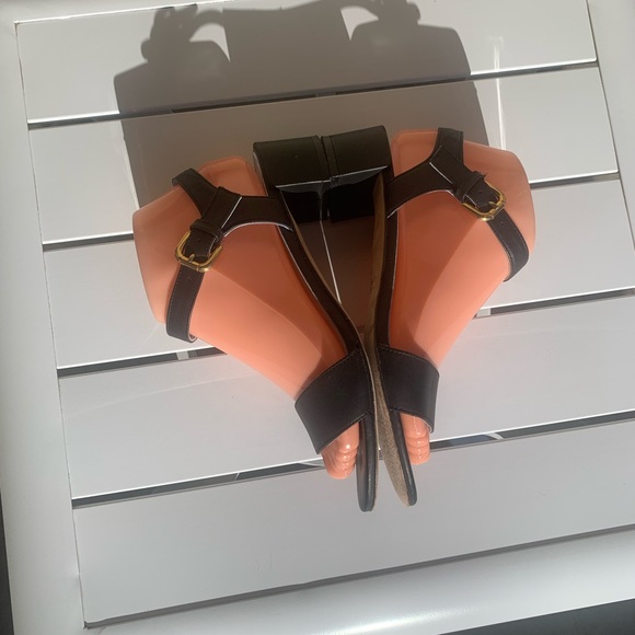 Sesto Meucci black leather sandals size 7.5 M - Picture 5 of 13